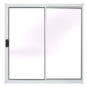 Janela de Alumínio Branco Vitro de Correr 2 Folhas Sem Grade CMC Modular - 1.50 (L) X 1.00 (A)