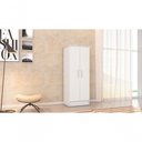 Ver imagem 2 de Armário Multiuso Villa Monte Claro 2 Portas 4 Prateleiras MDP 51cm Branco