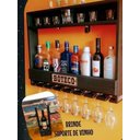 Ver imagem 1 de Kit Bar de Parede com Led para 09 Garrafas. Suporte de Vinho Mesa - Chimera - Chimera Concept