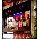 Ver imagem 2 de Kit Bar de Parede com Led para 09 Garrafas. Suporte de Vinho Mesa - Chimera - Chimera Concept