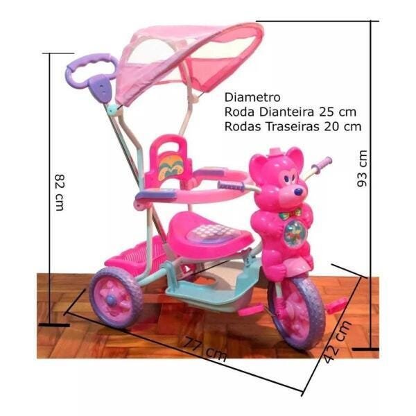 Triciclo Passeio Divertido Dm Toys - 2