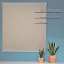 Ver imagem 3 de Persiana Rolo Blackout Textil Standard 1,60 X 1,60 Bege Tecido