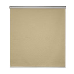 Persiana Rolo Blackout Textil Standard 1,60 X 1,60 Bege Tecido - 1
