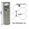 TELA CERCA MANGUEIRÃO MALHA 3" FIO BWG 18(1,24mm) RL 25X0,8m - 6