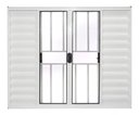 Ver imagem 1 de Veneziana de Alumínio Branco 1,20 (a) X 1,50 (l) com Grade 6fls. Linha Modular