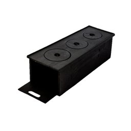 Fogão Caipira Com Chapa 3 Furos de Ferro Fundido 65x27x23cm - 1