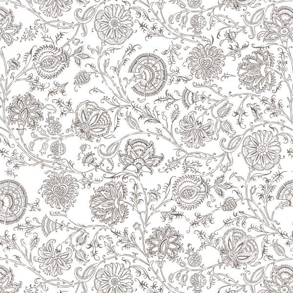 Papel de Parede Estampa Floral PPFLO102 - 1