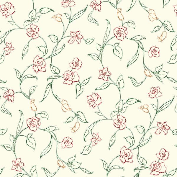 Papel de Parede Estampa Floral PPFLO103 - 1