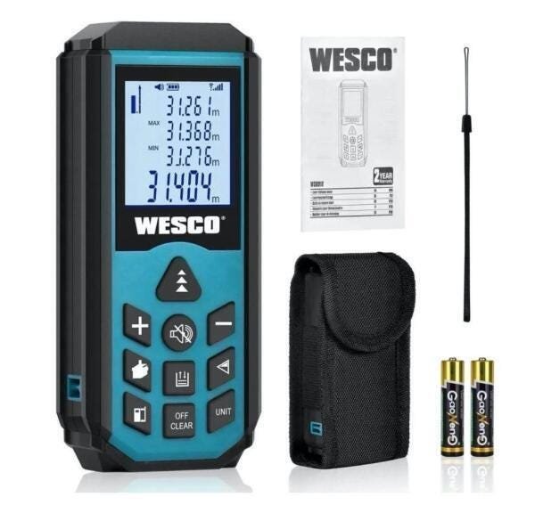 Trena a Laser Digital 40 Metros WS8910 Wesco - 2