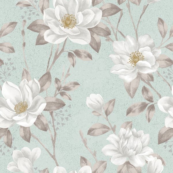 Papel de Parede Estampa Floral PPFLO118 - 1