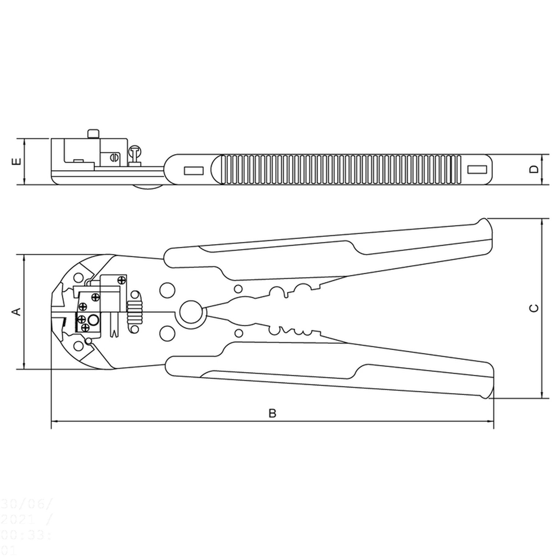 Alicate Desencapador de Fios Automático 8'' Tramontina Pro Tramontina - 3