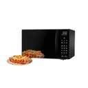 Ver mais imagens de Micro-ondas Panasonic Black Glass, Preto, Nn-st66lbrun, 32l, Porta Espelhada, 110v