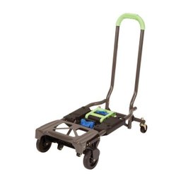 Carrinho de Carga Dobrável 2 em 1 até 136kg Verde- Cosco - 2