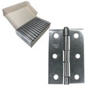 Ver imagem 5 de Dobradiça Porta Inox Caixa 24 Peças - 3.1/2" 86mm Ferca