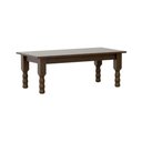 Ver imagem 2 de Mesa de Centro Retangular 89cm Madeira Maciça/mdp Multimóveis Cr45330 Imbuia Imbuia