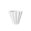 Ver imagem 1 de Vaso Cerâmica Brigadeiro Branco 15,5x9,5x14,5 Cm – Sofisticação e Criatividade para Sua Decoração