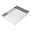 Ver imagem 1 de Tabuleiro Assadeira Forma Industrial Padaria Inox Lisa 35x35