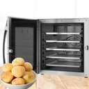 Ver imagem 5 de Tabuleiro Assadeira Forma Industrial Padaria Inox Lisa 35x35