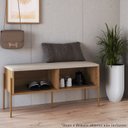 Ver imagem 7 de Sapateira Banco 93 Cm Pes Metal Oslo 28968 Hanover Artesano