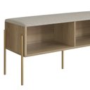 Ver imagem 5 de Sapateira Banco 93 Cm Pes Metal Oslo 28968 Hanover Artesano