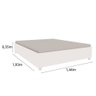 Base de Cama Box Casal Mônaco Branco - Tcil Móveis - 6