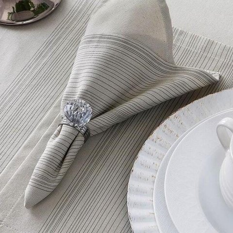 Kit Guardanapo 4 Peças Naturalle Panama - Sultan Strip