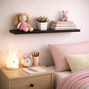 Ver imagem 7 de Prateleira Preta Avulsa Madeira Parede Decoracao Suspensa Nicho Cozinha Quarto Banheiro Organizadora
