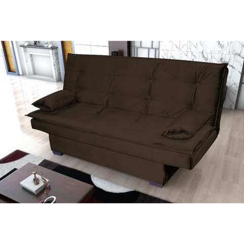 Sofá Cama 3 Lugares Casal Premium Reclinavel 1,80 Larg Esmeralda Matrix