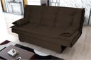 Ver imagem 1 de Sofá Cama 3 Lugares Casal Premium Reclinavel 1,80 Larg Esmeralda Matrix