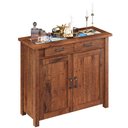 Ver imagem 1 de Balcão Sala de Estar com Cerâmica Vintage Alabama 02 Portas W02 Madeira Maciça Imbuia - Lyam