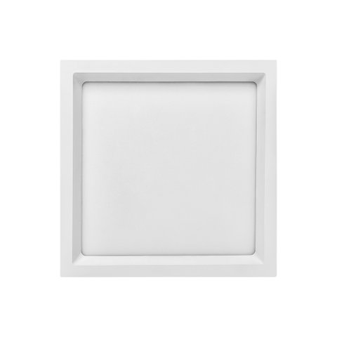 Painel de Led Stella Quadrado Deep de Embutir Recuado 22w Bivolt Branco 5000k Luz Neutra