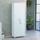 Ver imagem 1 de Armario Multifuncional Vegas Madeira Mdp 2pt C/pes Cor: Branco