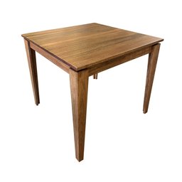 Conjunto de Mesa Madeira Maciça Itália Sala Cozinha com 4 Cadeiras Estofadas Preta 90x90cm - 2