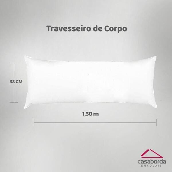 Travesseiro De Corpo 1,30X0,38M Com Refil - Blessed - 2