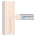 Ver imagem 7 de Guarda-Roupa Modulado 2 Portas com Prateleiras Infinity Branco/Line/Blush