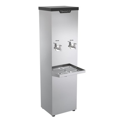 Bebedouro Industrial 25 Litros Venâncio Inox 2 Torneiras Geladas 220v Bi25l-50604
