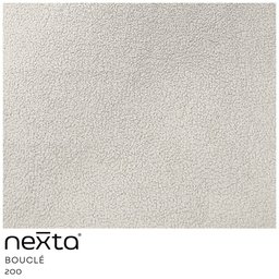 Sofá Curvo 03 Lugares 180cm Braço Direito Eron Bouclê Off White - Nexta Casa - 5