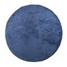 Tapete Redondo 1,20m Quarto Sala Escritório Pelo Macio.:azul - 1