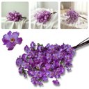 Ver imagem 7 de 15 Ramos de Cerejeira Artificial Lilás Decoração Charmosa e Delicada