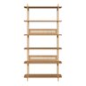 Estante Multiuso Oslo 180 Cm com 6 Prateleiras e Pé Metal Cor:hanover com Dourado - 4
