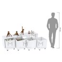 Ver imagem 7 de ARMÁRIO RODINHAS M280.B (QUARTO, INFANTIL, ORGANIZA) MUNDI MOVEIS