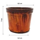 Ver imagem 2 de Vaso Mini Cachepot Laranja Fogo