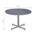 Ver imagem 2 de Mesa Redonda para 4 Lugares Centro Madeira Reunião