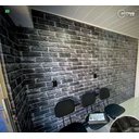 Ver imagem 5 de Papel Parede Decorativo Alltak Lavável Todos Modelos 60cmx1m - Tijolo Preto