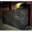 Ver imagem 6 de Papel Parede Decorativo Alltak Lavável Todos Modelos 60cmx1m - Tijolo Preto