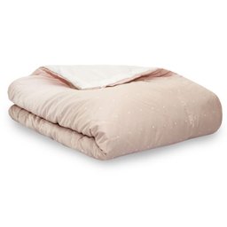 Edredom Para Berço E Mini Cama Tecido 100% Algodão Percal 150 Fios Moderninhos - Poá Rose - 1