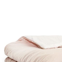 Edredom Para Berço E Mini Cama Tecido 100% Algodão Percal 150 Fios Moderninhos - Poá Rose - 2