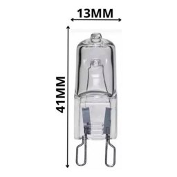 Lâmpada Halógena G-9 para Fogões e Fornos Elétricos 25w 220v - 4 Lâmpada Halógena G-9 para Fogões e Fornos Elétricos 25w 220v - 4