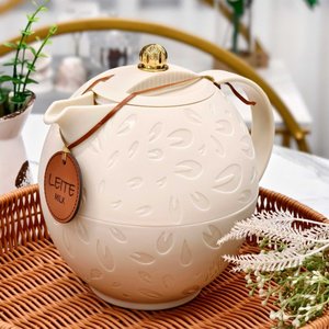 Garrafa Térmica Grão de Café Capuccino Linha Premium 600ml