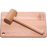 Conjunto Toc Toc Tramontina Delicate com Tábua e Martelo em Madeira Tauarí 21x14 Cm - 2